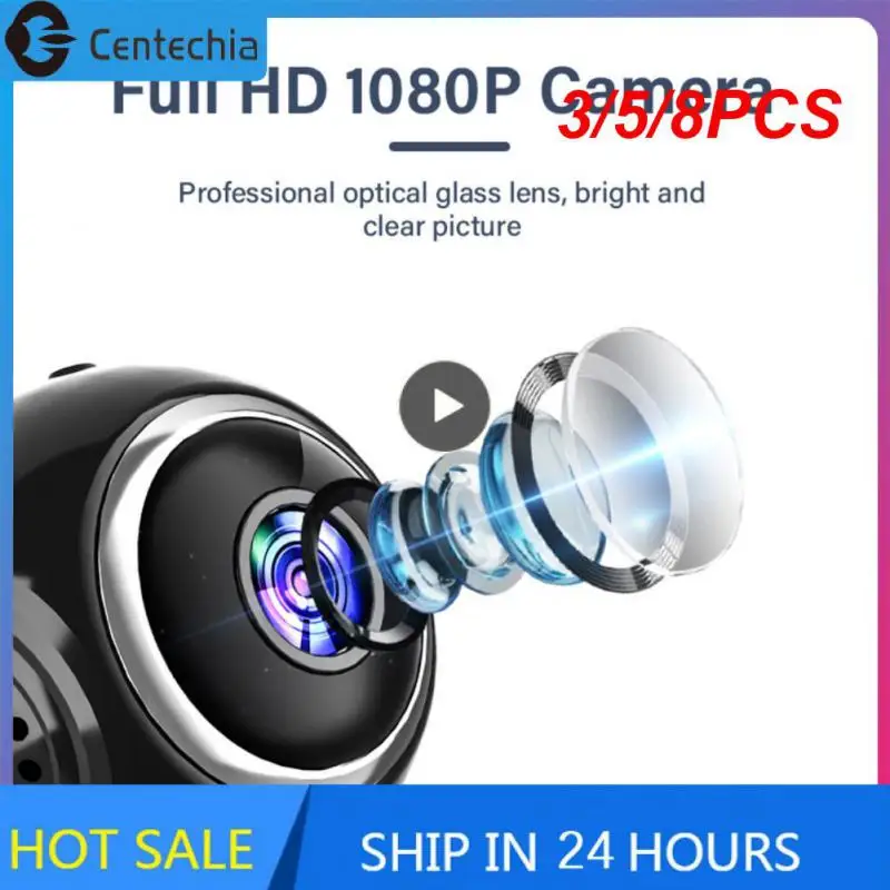 

3/5/8PCS Small Camera 1080p Wifi Ip Camera Infrared Night Baby Monitor Camera Mini Camera For Ios/android