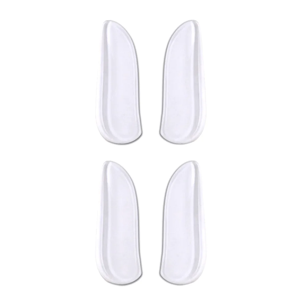 

2pairs Shoe Insert Bow Legs Knock Knee Pain Pad Gel Adhesive Medial Lateral Soft Universal Heel Wedge Foot Alignment Orthopedic