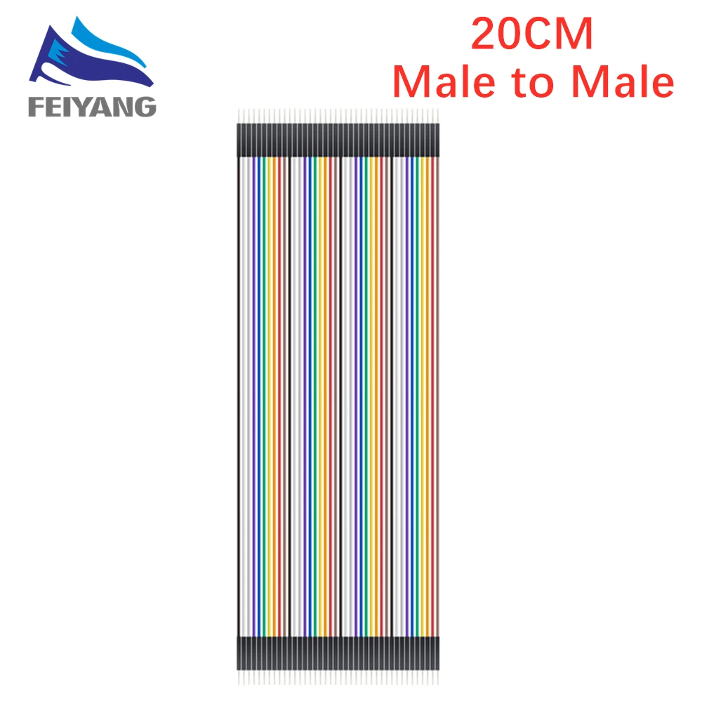 400 шт./лот 10x40 шт. кабель Dupont/линия 10 см/20 см/30 см 2 54 мм от штекера к гнезду или