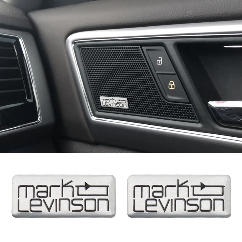 2/4 шт. наклейка Mark Levinson для стайлинга автомобилей 3D алюминиевый значок