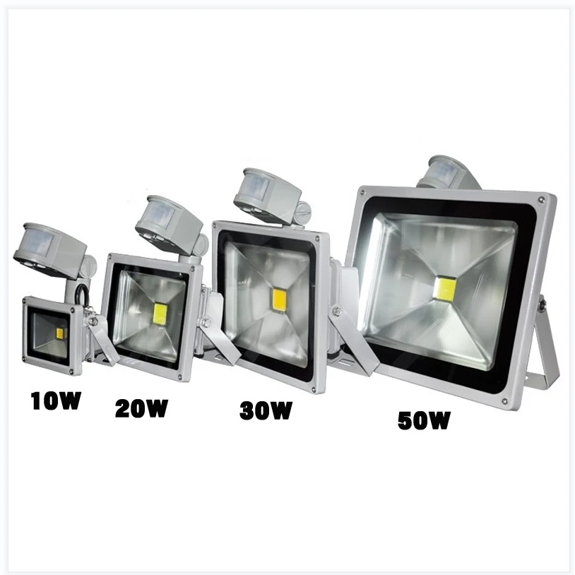 

light sensor outdoor 10W 20W 30W outdoor led light 50W motion sensor light outdoor foco led exterior