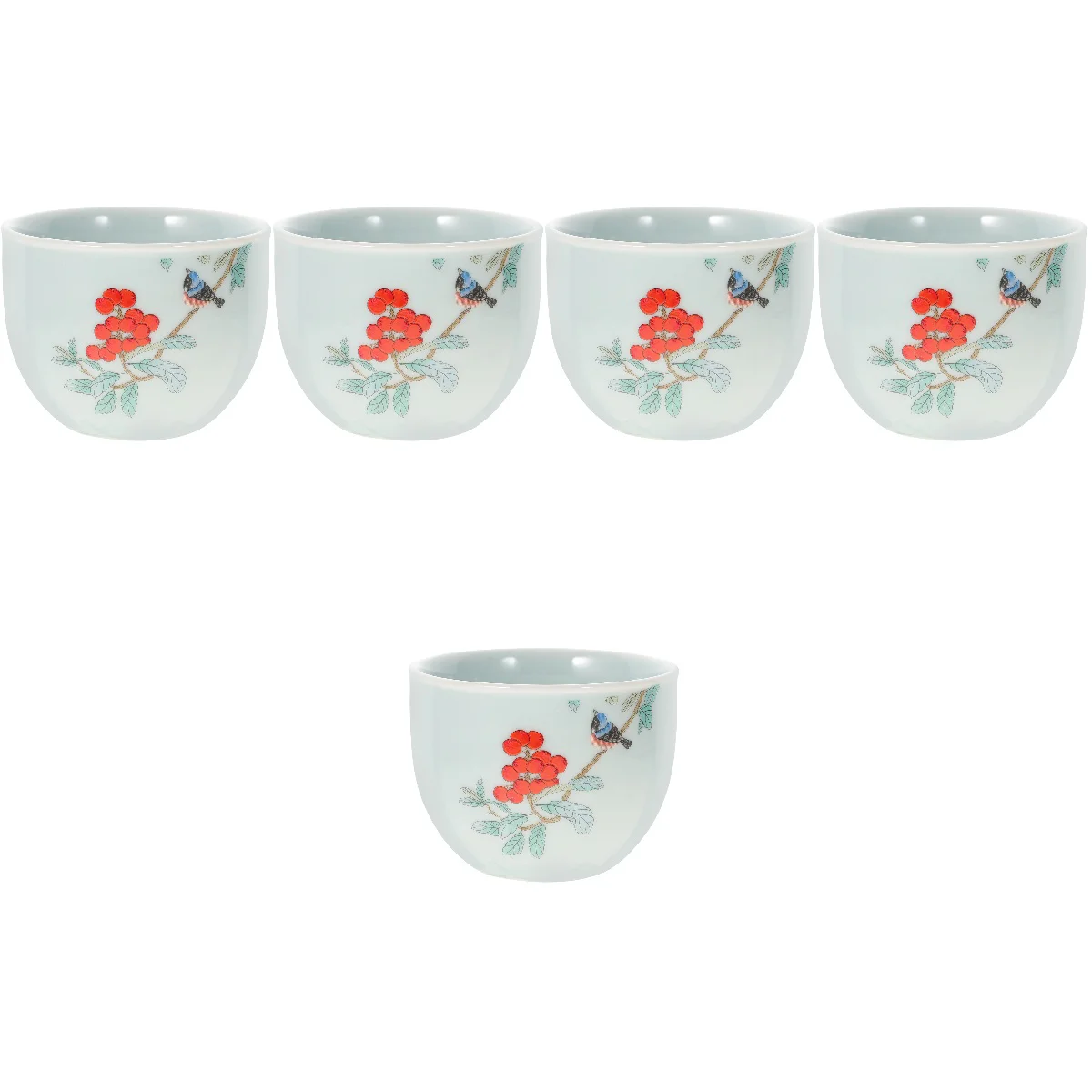 

5x Ceramic Small Tea Ceramic Tea Cup Ceramic Cup Retro Tea Cup Home Teacup for House Indoor Tea