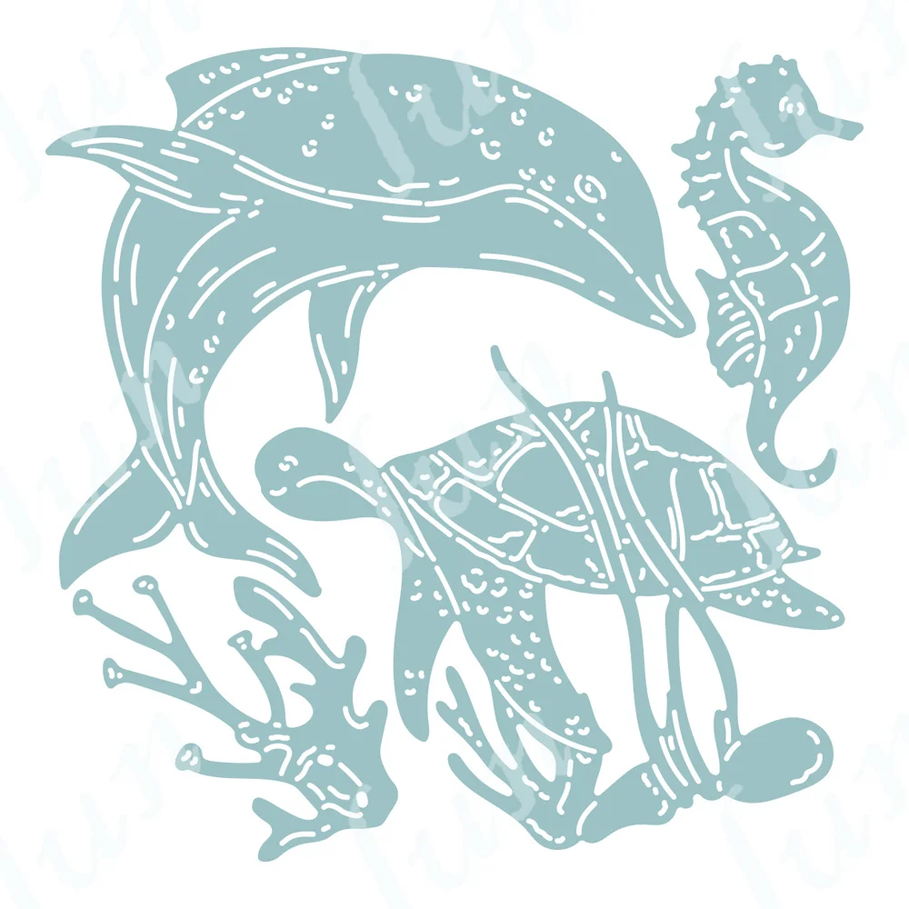 

Arrival 2022 New Paper Craft Metal Cutting Dies Diy Sealife Die Handmade Scrapbook Greeting Card Knife Mould Blade Punch Stencil