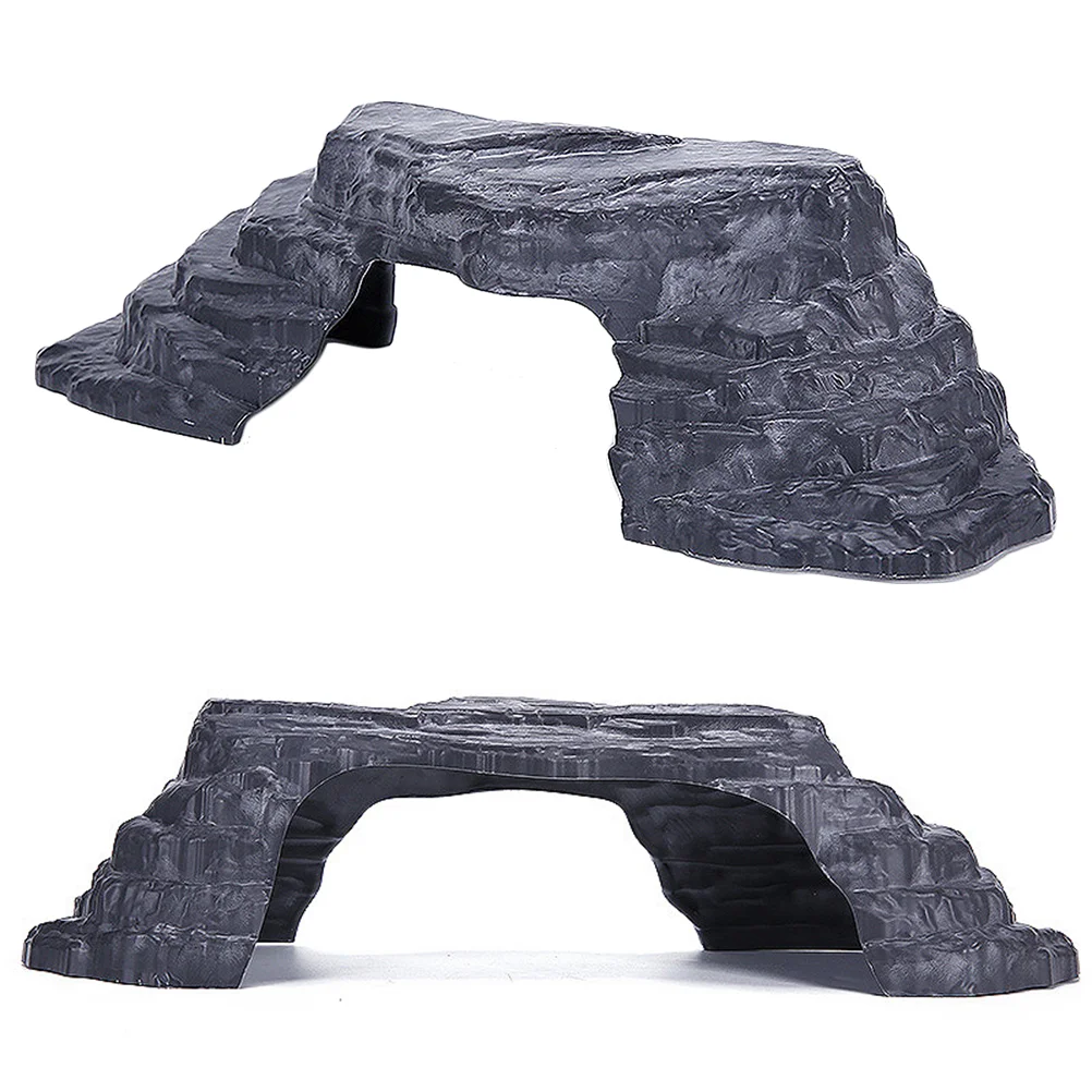 

Platform Turtle Basking Reptile Hideout Floating Island Cave Aquarium Tank Tortoise Fish Climbingamphibian Habitat Terrariums