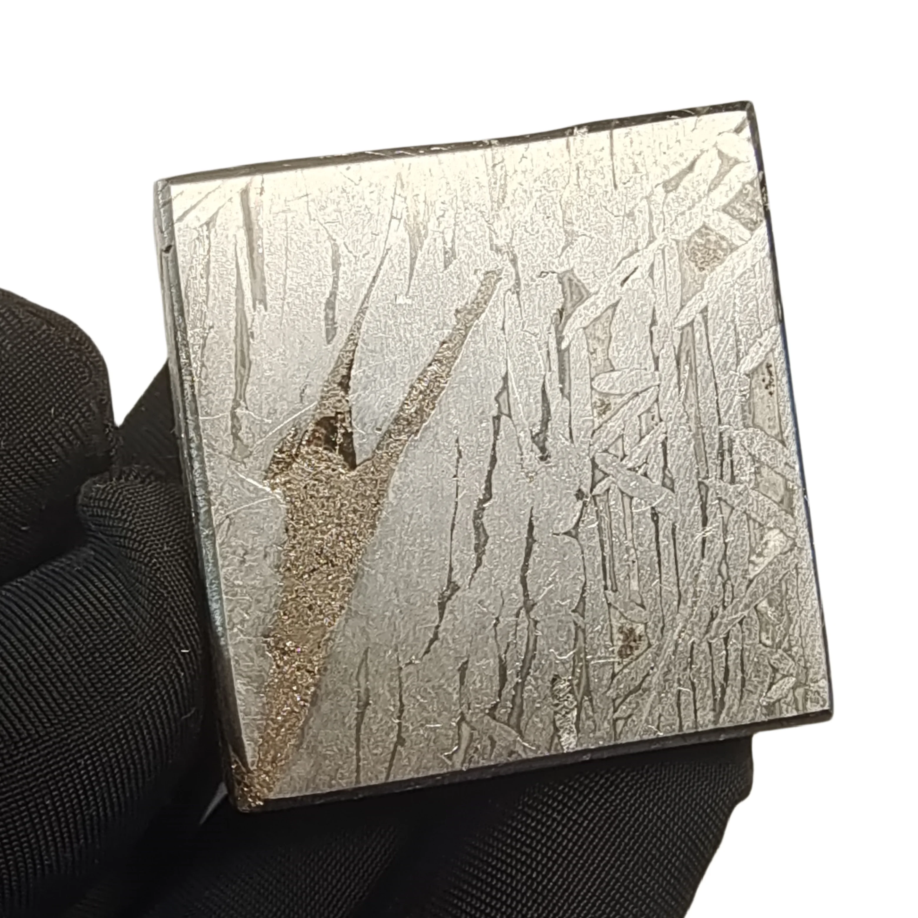 117 6 г ломтик метеорита Muonionalusta образец натурального железного коллекция -TC593