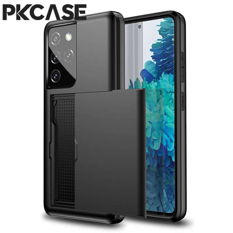 Фото Чехол-кошелек PKCASE с отделением для карт для Samsung S25 Edge S24 S23 FE S22 S21 FE Note 20 Ultra 10 Plus A55 A56 A36 A16 A17 Cover №2