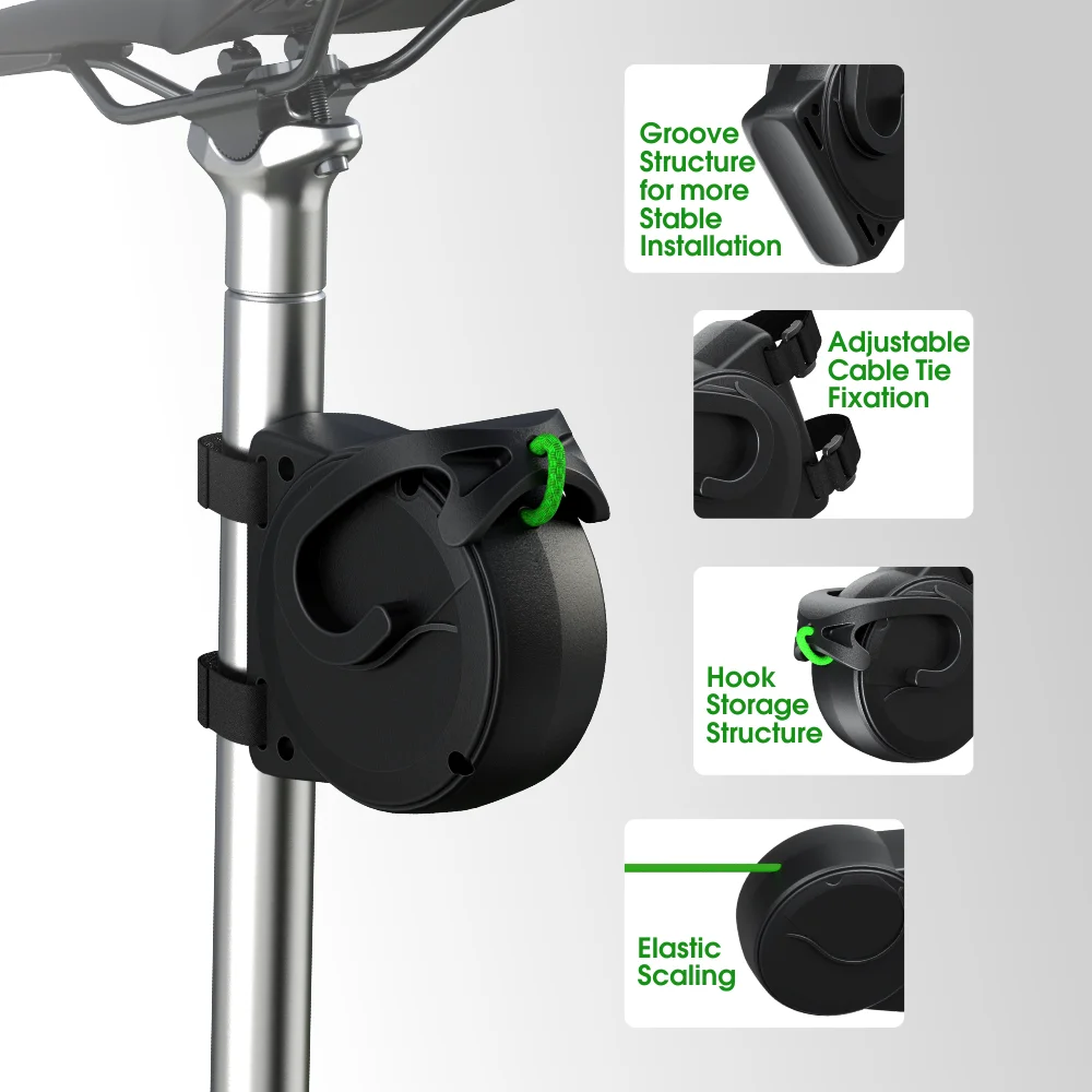 Автоматический выдвижной тяговый трос для велосипеда на открытом воздухе
