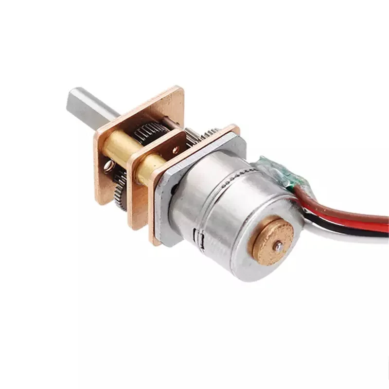 Маленький прецизионный шаговый мини-двигатель 10 мм 5 в постоянного тока 2-фазный