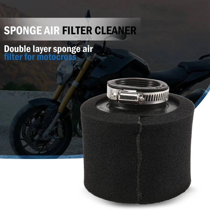 Черный 38 мм двойной пенопластовый воздушный фильтр 110/125/150 куб.см пит-байк Quad Atv