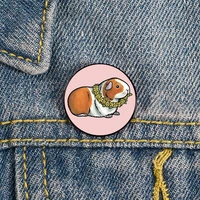 hairdresser cat printed pin custom funny vintage brooches shirt lapel teacher bag cute badge cartoon pins for lover girl friends