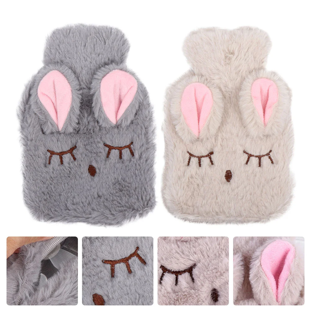

Hot Water Bottle Bagwarmer Hand Winter Injection Cover Feet Withcold Rubber Menstrual Classic Bottlespouch Bunny Plush Compress