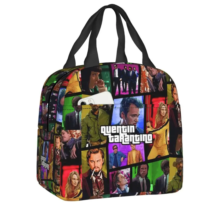 

Quentin Tarantino Movie Lunch Box Pulp Fiction Kill Bill Cooler Thermal Food Insulated Lunch Bag Kids Reusable Picnic Tote Bags