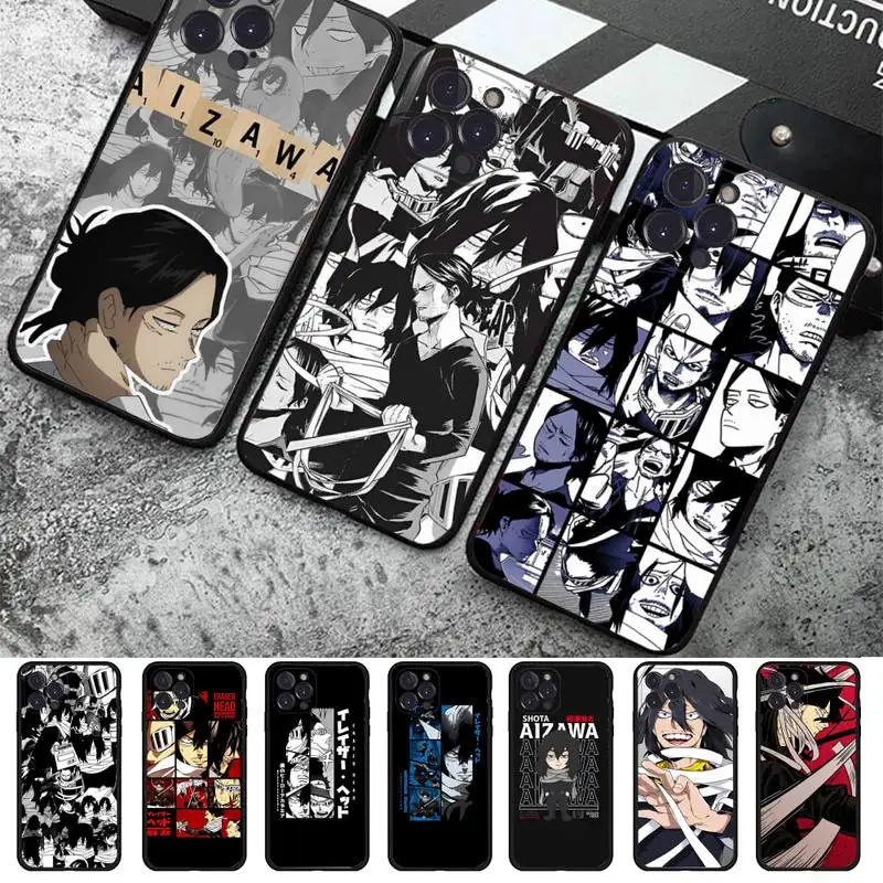 Eraser head Shota aizawa My Hero Academia Phone Case For iPhone 14 11 12 13 Mini Pro XS Max Cover 6 7 8 Plus X XR SE 2020 Shell