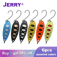jerry 4 5g 5 5g freshwater spinner metal spoon fishing lure kit sequins jigging glitter baits artificial tackle for bass
