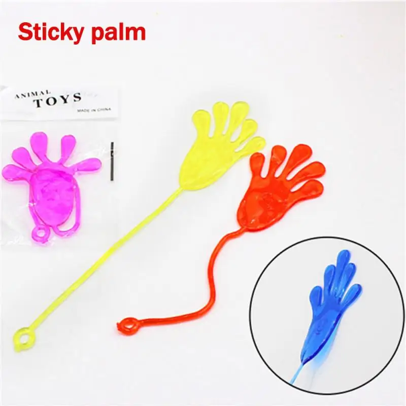 

50PC Elastically stretchable sticky palm Climbing Tricky hands toys Party Wall Toy Novelties Prizes for Baby Kids Birthday Gift