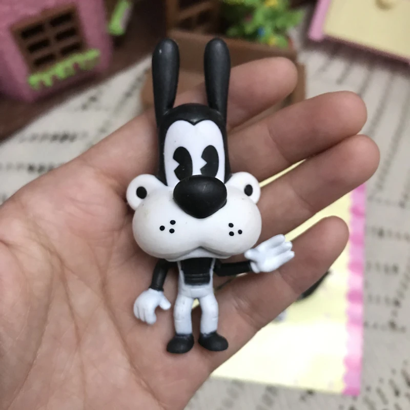 1 шт. кавайная Милая игра фигурка Бенди аниме зло 3D модель чернила черно-белая