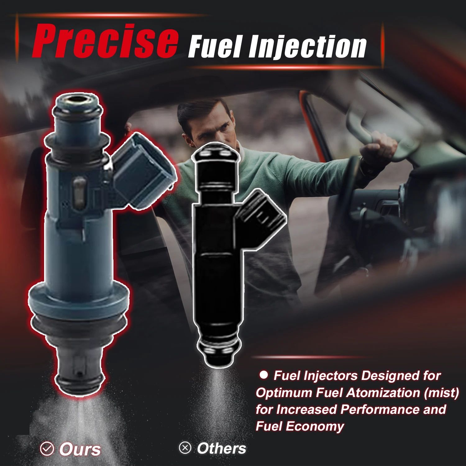 Новый топливный инжектор 23250-20020 для Toyota Avalon Highlander Solara Sienna Lexus ES300 RX300 3.0L FJ333 23209-20020