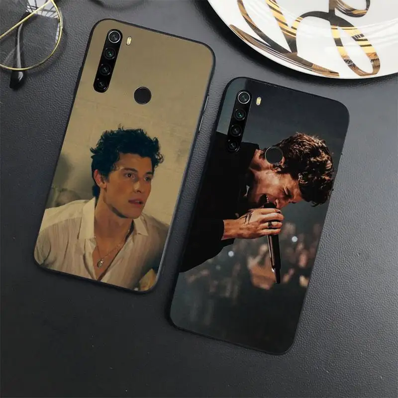 

Canadian singer Shawn Mendes Phone Case For Xiaomi Redmi note 7 8 9 11 t s 10 A pro lite funda shell coque cover