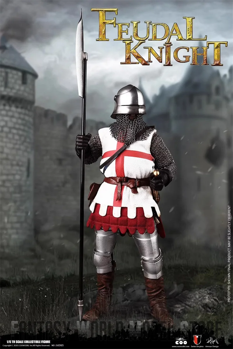 COOMODEL SE065 масштаб 1/6 мужской солдат британские феодальные рыцари полный набор 12