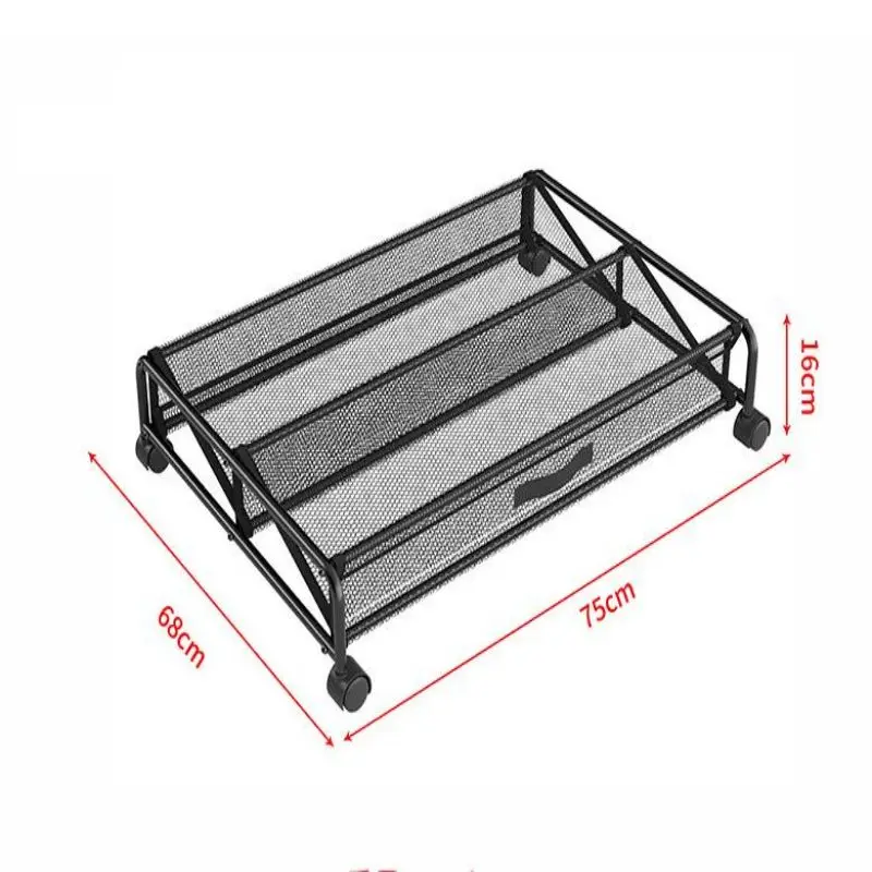 

Movable Shoe Rack With Pulley At The Bottom Of The Bed UL2372