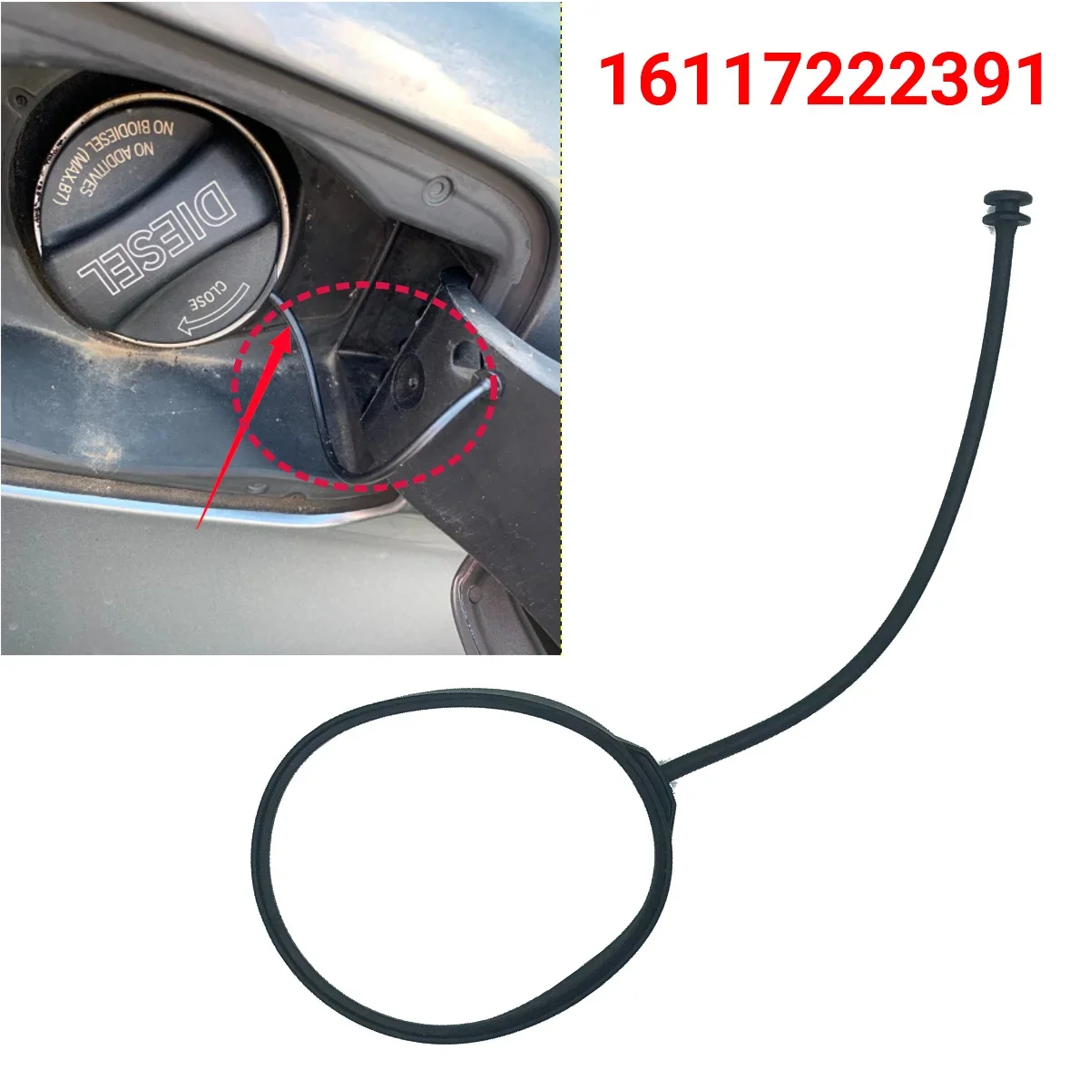 

BMW E46 E90 E91 E92 E93 E39 E60 E63 E64 E66 E87 X3 X5 Крышка Топливного Бака Линия Кабель Бензин Дизель Крышка Бака Кольцо 16...