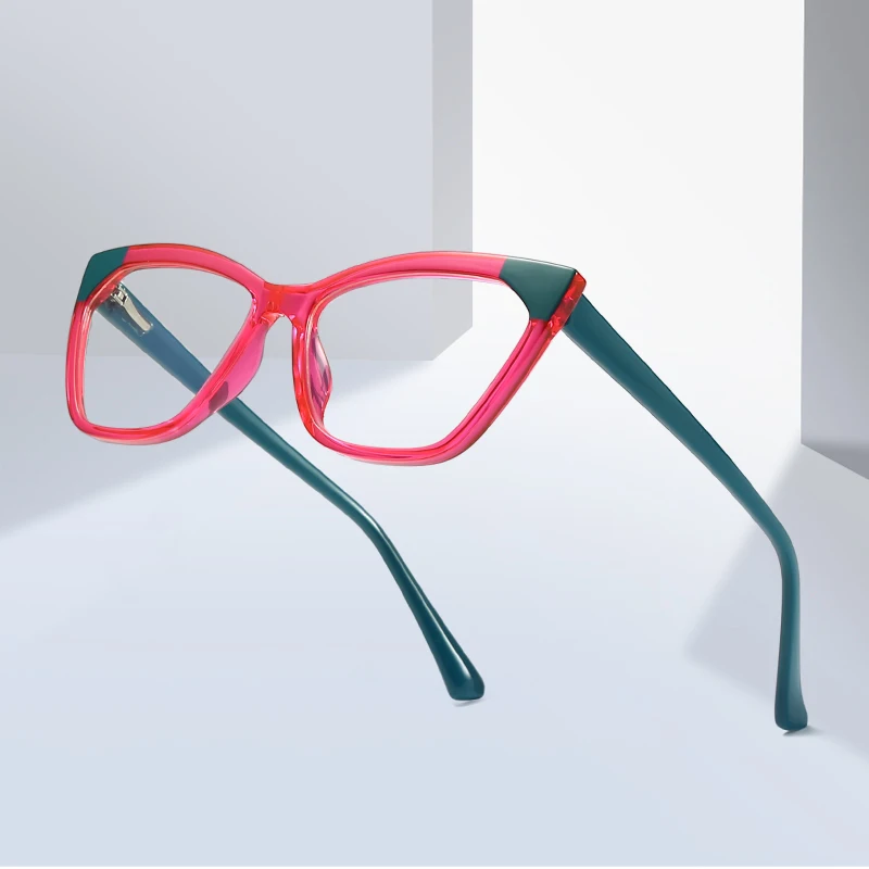 Mode frauen Cat Eye Stil Brille Rahmen Blau Licht Blockieren Weibliche Nette Myopie Rezept Brillen Rahmen 2040