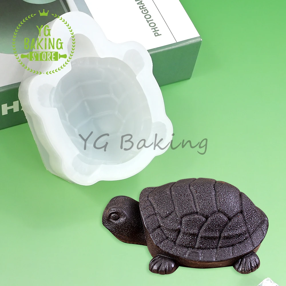 Силиконовая форма Dorica 3D в виде черепахи желе десерт шоколадный мусс для торта