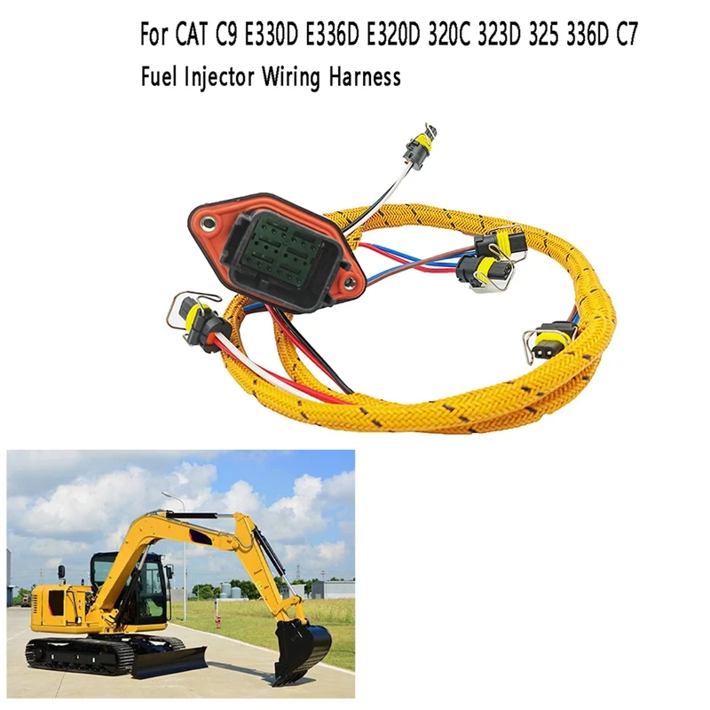 Жгут проводов для топливного инжектора C7 запчасти жгута ЭКСКАВАТОРА CAT C9 E330D E336D