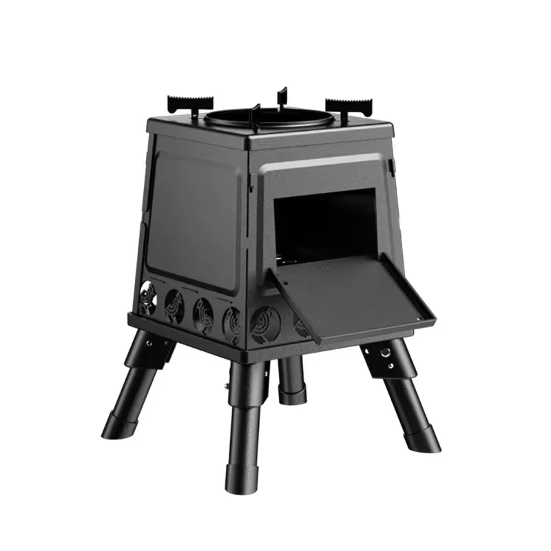 Портативная Складная дровяная горелка уличная плита для кемпинга легкая костра