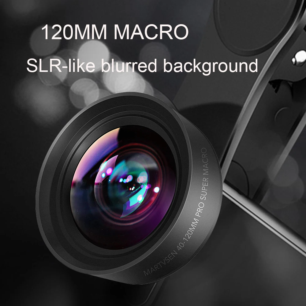 Профессиональный макрообъектив 120 мм 5K HD 10x Super Macro универсальный зажим для камеры