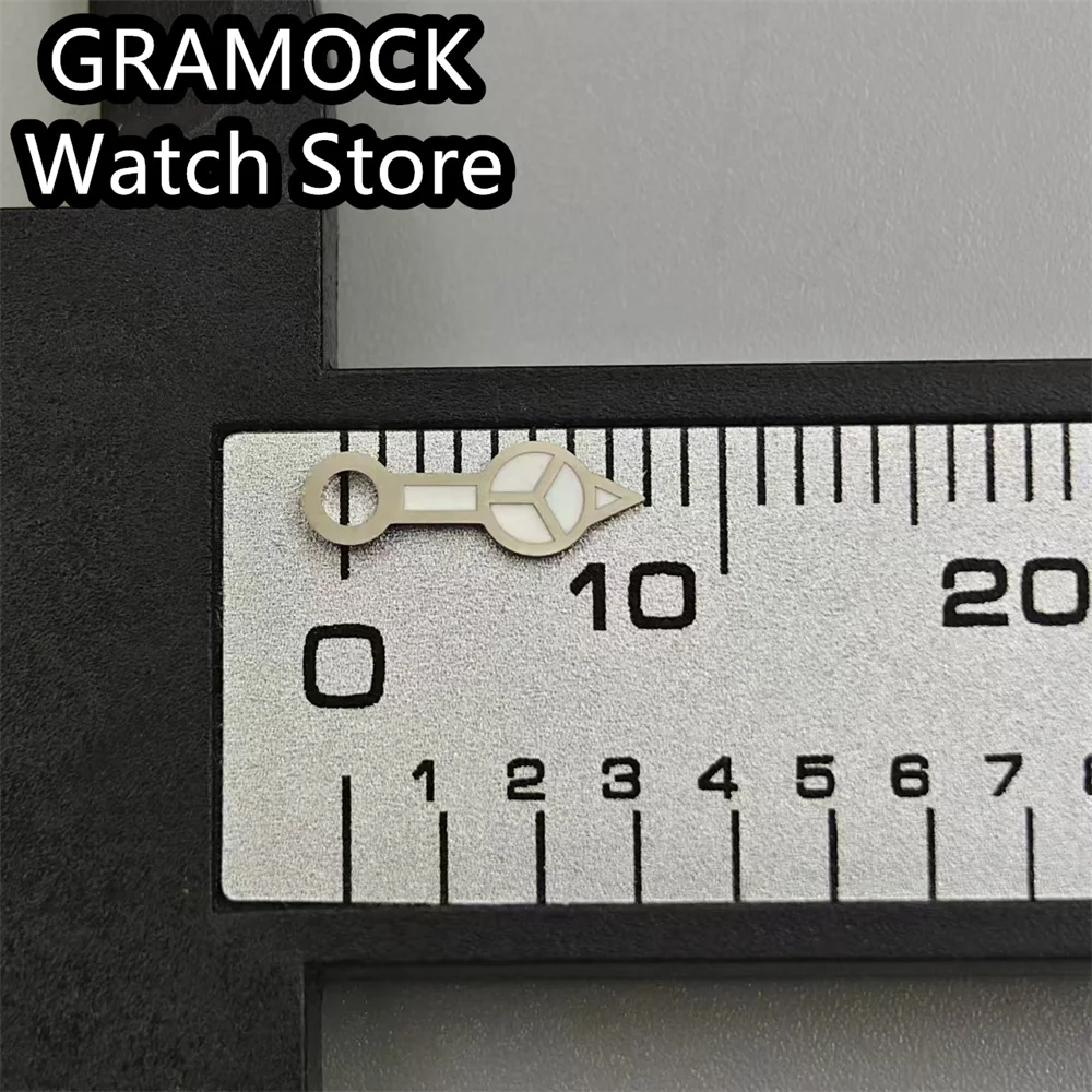 Стрелки часов GRAMOCK Серебряные стрелки Зеленый Синий Светящийся механизм 3135