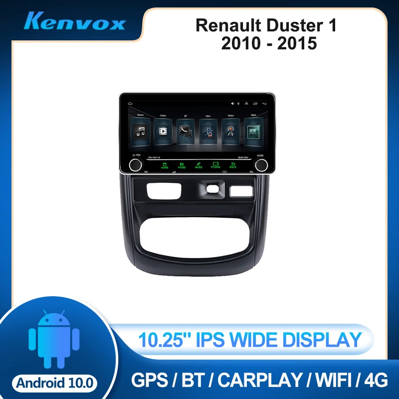 

Автомагнитола 2 din, 10,25 дюйма, IPS, Android, для Renault Duster 1 2010-2015, мультимедиа, GPS-навигация, Авторадио, головное устройство с видео