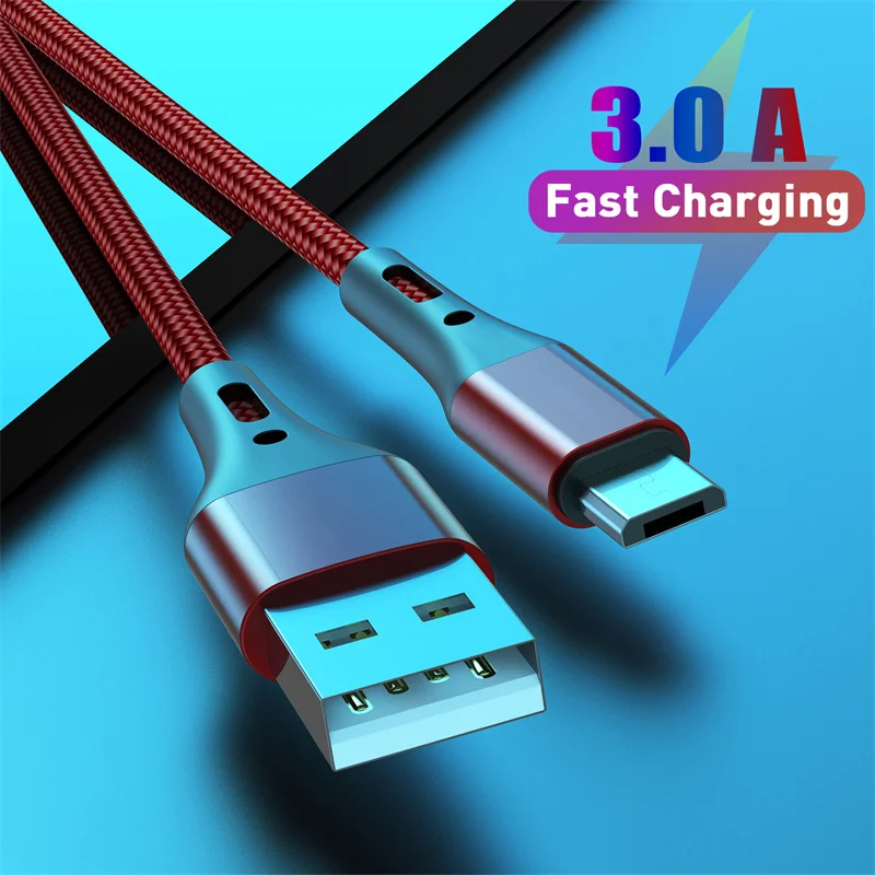 

Foldable Micro USB Type C Cable 3A Fast Charging Mobile Phone data Cable Cord For Xiaomi Huawei Samsung Type-C USB Cables Wire