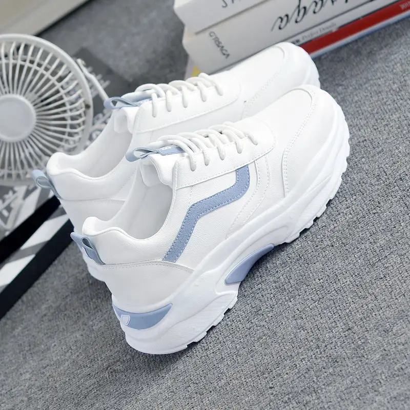 

Summer New Women Shoes Platform Flat Casual Shoes Style Sneakers Ladies BreathableTrainers Large Size Tennis Women's Sneaker