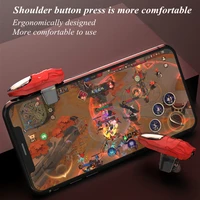 mobile phone bluetooth compatible gaming accessories for pubg gamepad controller joystick trigger aim shooting key alloy button