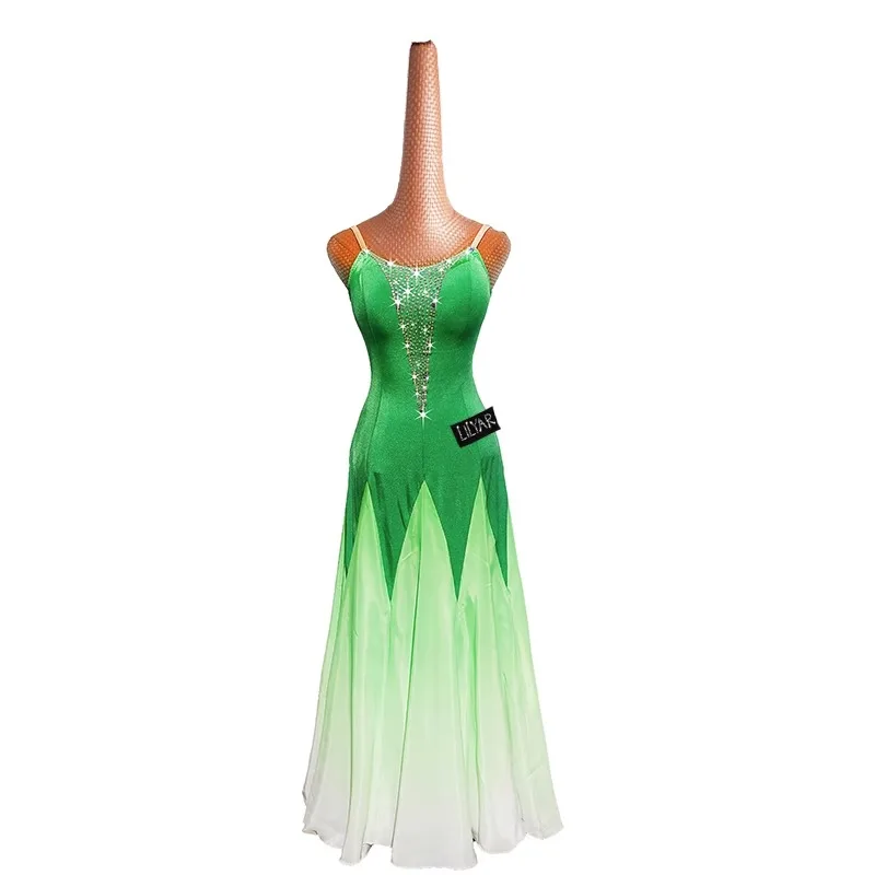 Профессиональное Платье для Бальных комнат и современных танцев