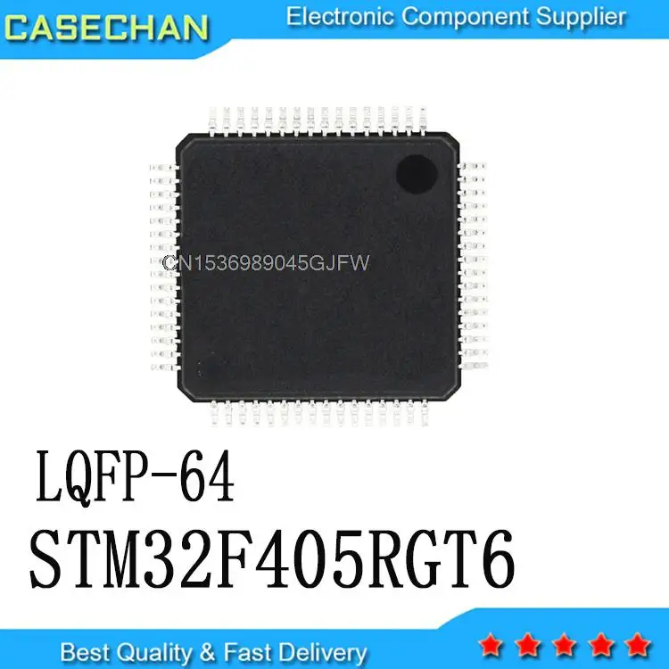 5PCS New and Original LQFP-64 STM32F405 QFP ARM Original New In Stock  IC chip STM32F405RGT6