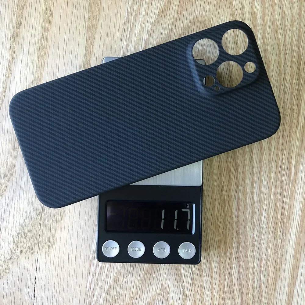 Черный чехол для телефона Apple iPhone 16 Pro Max ip16pm 16pm кевларовый из настоящего