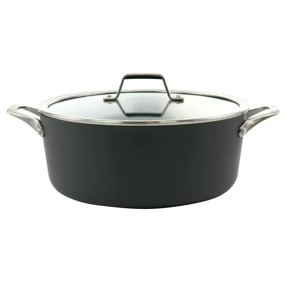 

Hard-Anodized Nonstick 8.5-Quart Dutch Oven with Cover, Black