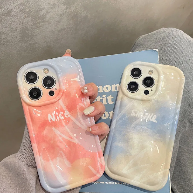 

Halo stained pink meteorite pattern Phone Case For iphone 14 13 12 11 Pro Max X XR XSMAX 7 8 Plus SE TPU Case Cover new products