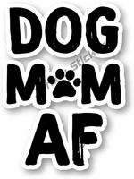 dog mom af sticker dog stickers laptop stickers vinyl decal laptop phone tablet vinyl decal sticker cover scratches accessories