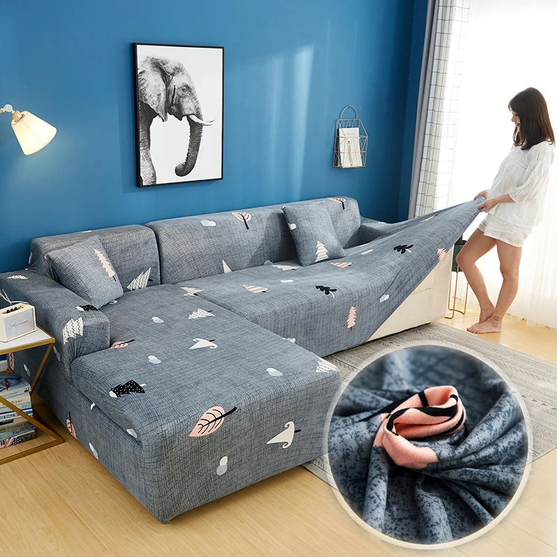 

Elastic corner sofa cover universal sofa cover for living room waterproof and anti-sofa towel type L-shaped armrest sofa cover