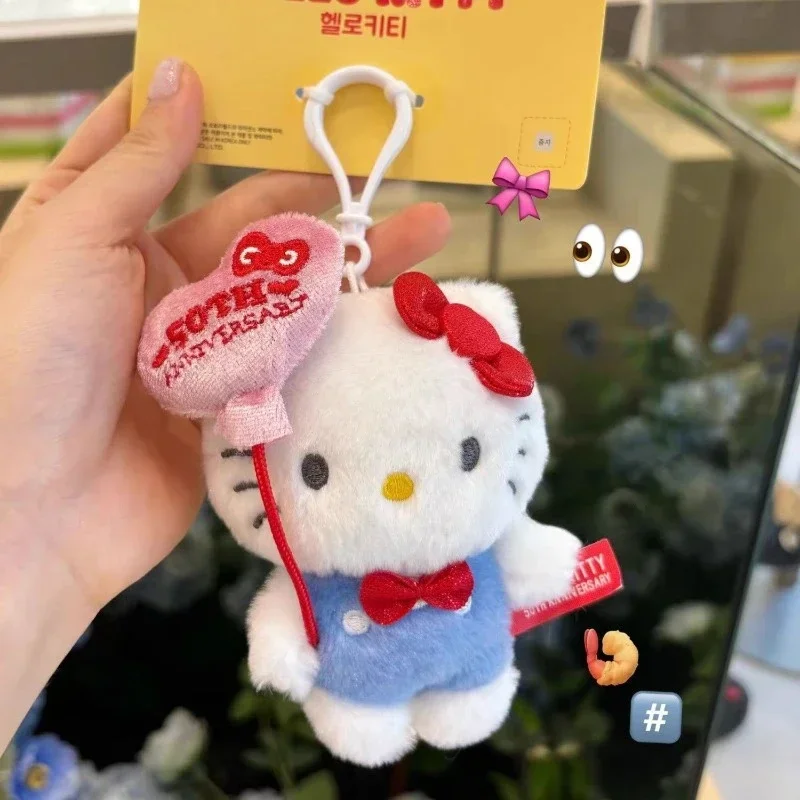 Sanrio Hello Kitty плюшевый брелок милый мультфильм аниме KT Cat Kawaii для ключей рюкзак