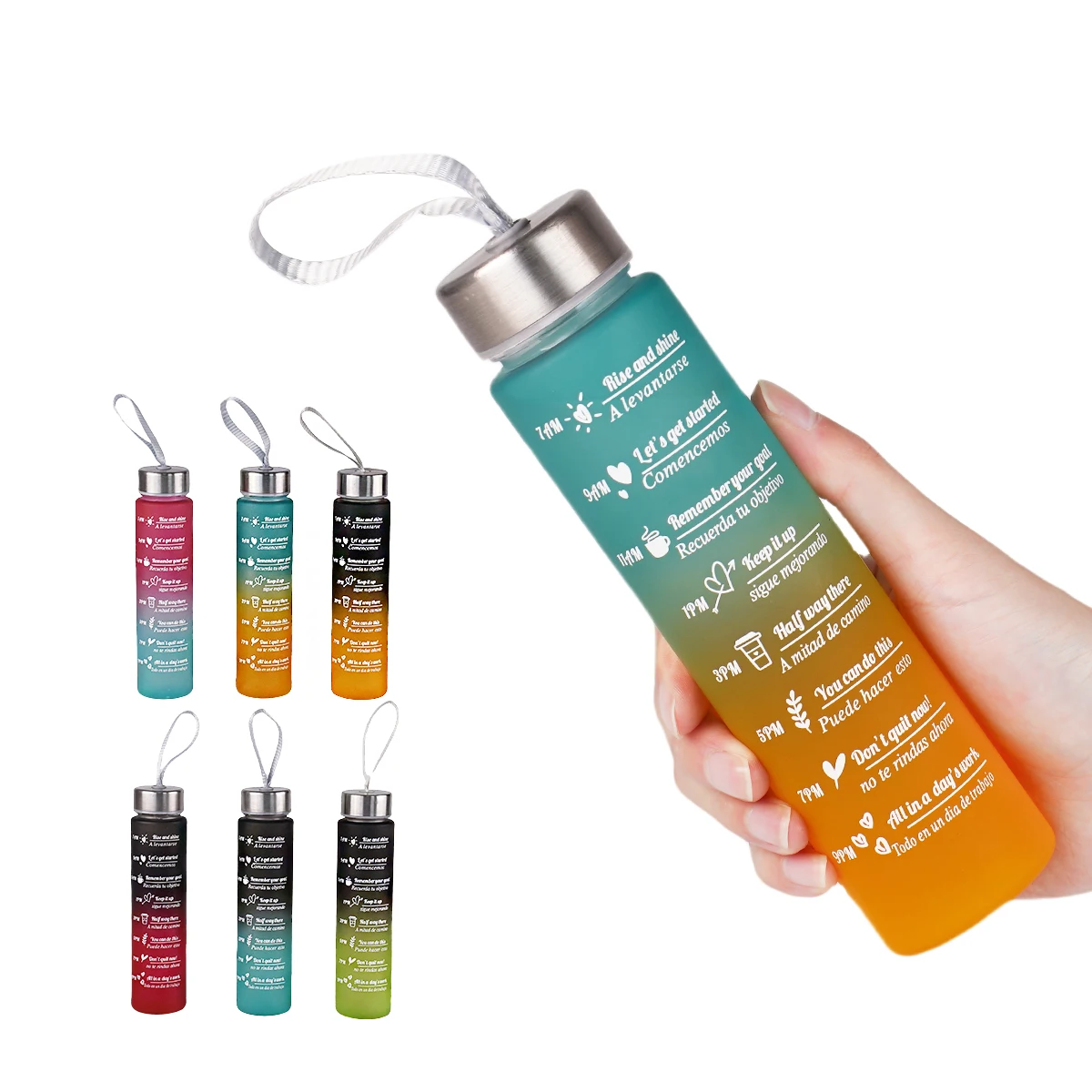 

Синяя герметичная бутылка для воды 300 мл BPA Free