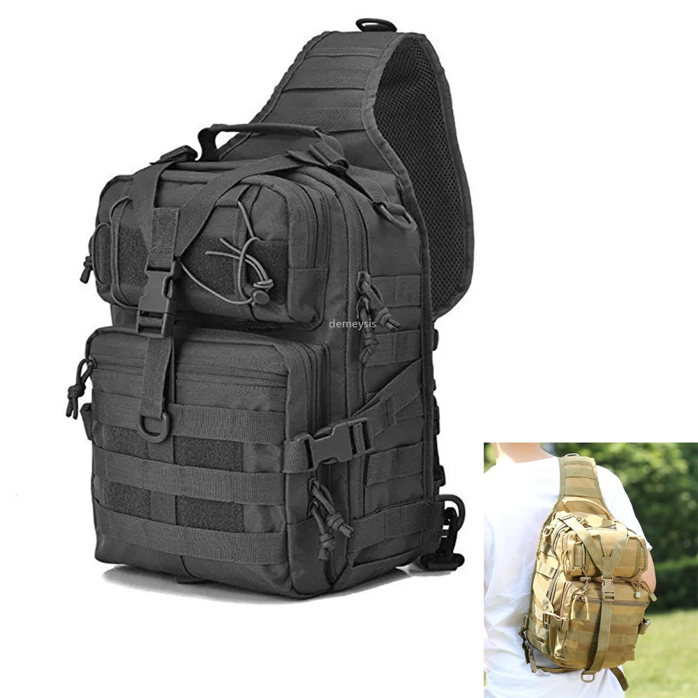 

Тактический штурмовой рюкзак, военный армейский Рюкзак Molle, рюкзак для активного отдыха, Путешествий, Походов, кемпинга, охоты, нагрудная сумка