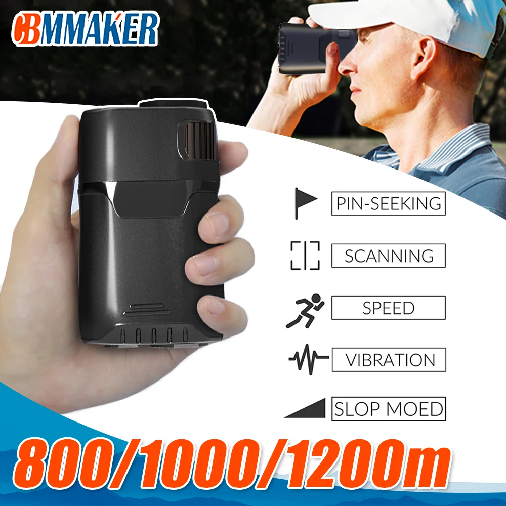 800/1000/1200M Golf Laser Rangefinder Mini Golf Laser Measure Distance Meter for Golf Sport Hunt Survey Sport Laser Rangefinder