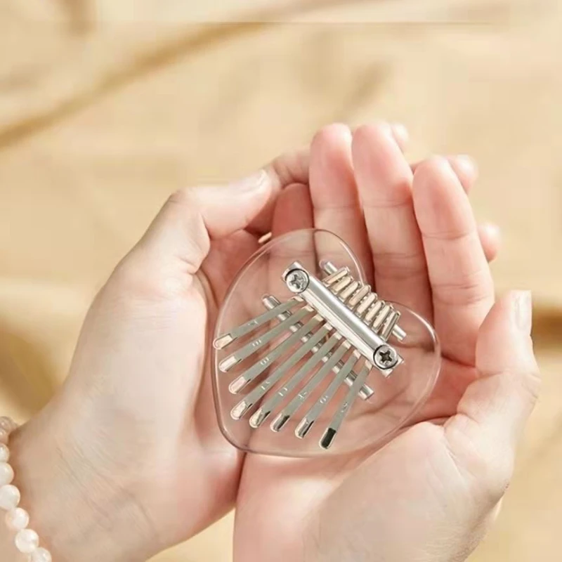 

Transparent 8 Keys Kalimba Mini Piano Kids Portable Professional Kalimba Adults Strumenti Musicali Keyboard Instruments WZ50MZ