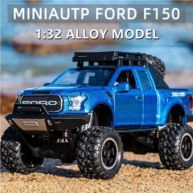 

1:32 Ford Raptor SVT Alloy Car Model Diecasts Toy Modified Off-Road Vehicles Metal Car Model Simulation Collection Kids Toy Gift