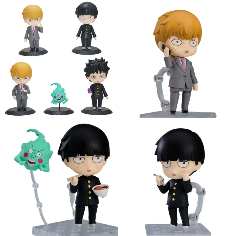 

Mob Psycho 100 Ornaments Shigeo Kageyama Reigen Arataka Dimple Anime Peripheral Model Kageyama Ritu Doll Holiday Gift Toys