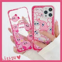 kirby quicksand stars phone cases for iphone 13 12 11 pro max mini xr xs max back cover